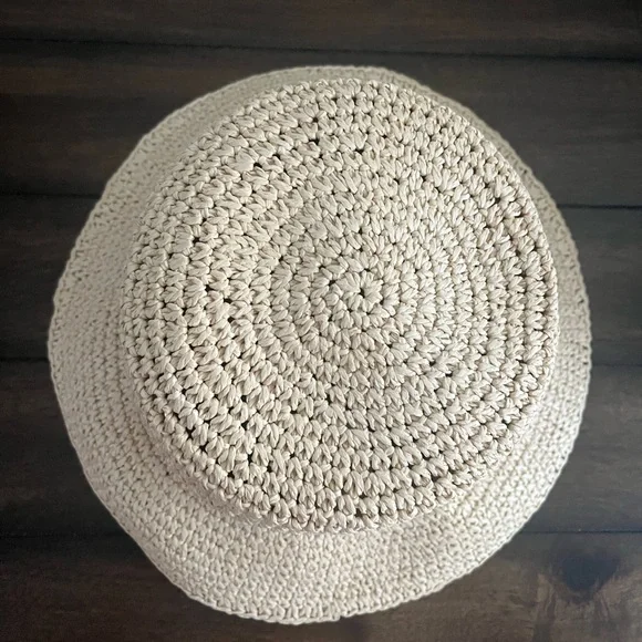 Madewell Straw Bucket Hat s/m - Picture 2 of 4